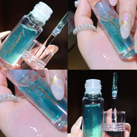 Clear Glass Lip Oil for Moisturizing and Hydration