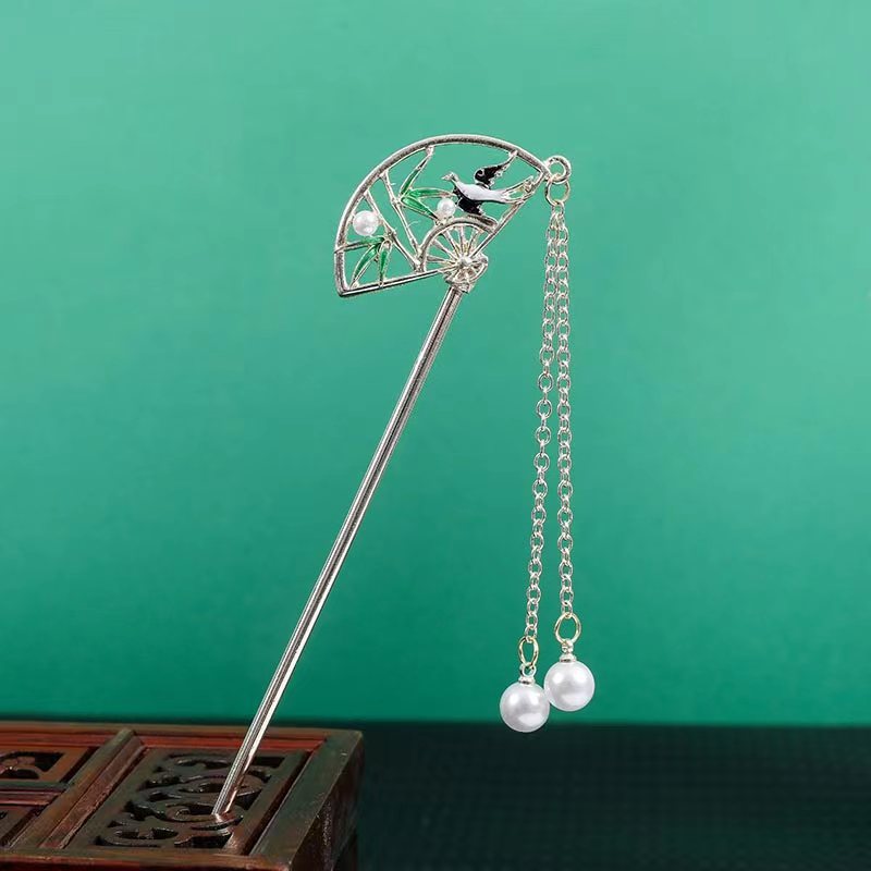 New Chinese Style Floral Hairpin for Everyday Use