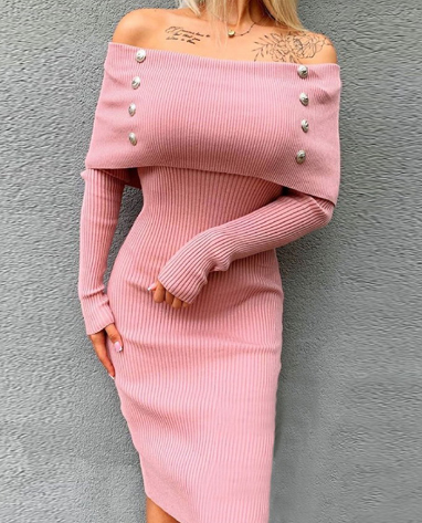 Spring Long Sleeve Women's Top with Fashionable Pants Set