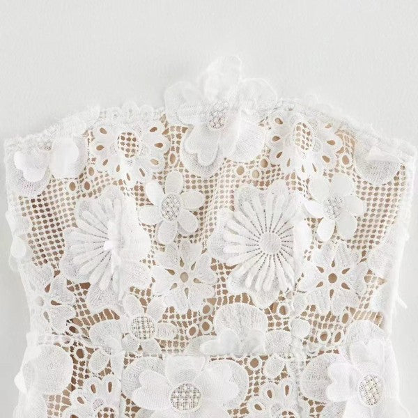 Miss Sparkling | Lace Floral Dress