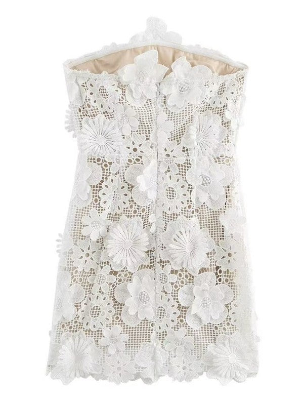 Miss Sparkling | Lace Floral Dress