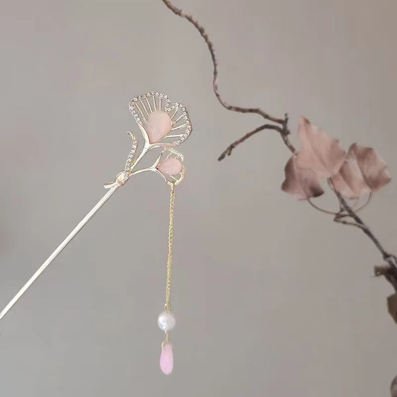 New Chinese Style Floral Hairpin for Everyday Use