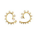 ClaudiaG Snail Drop Earrings