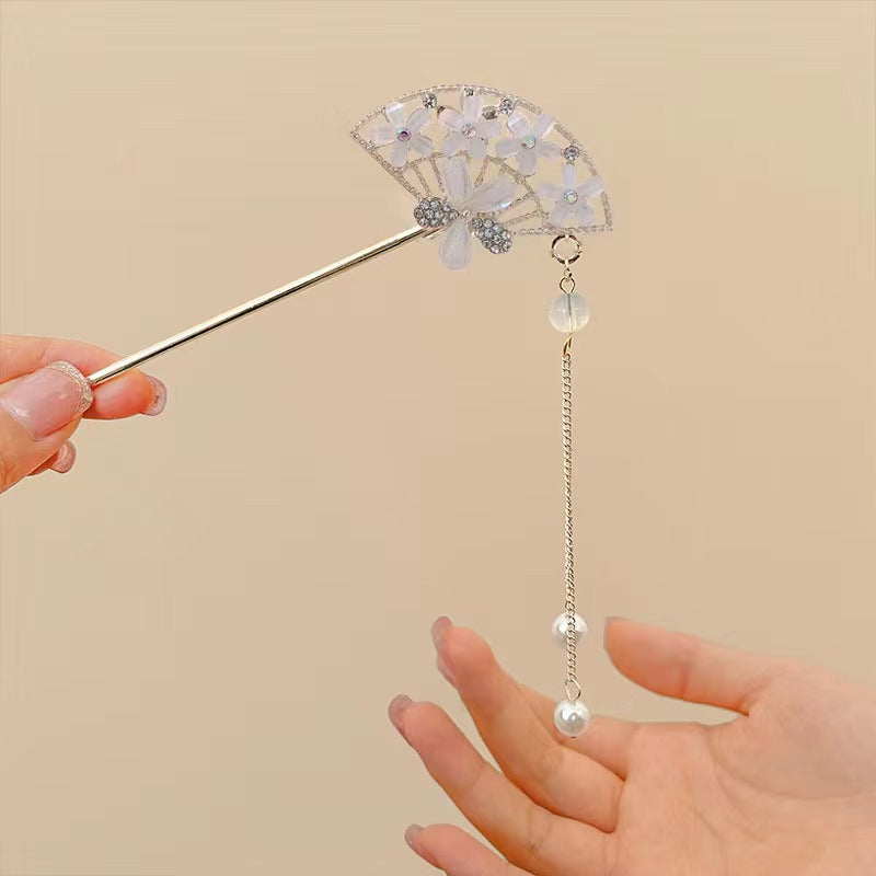 New Chinese Style Floral Hairpin for Everyday Use