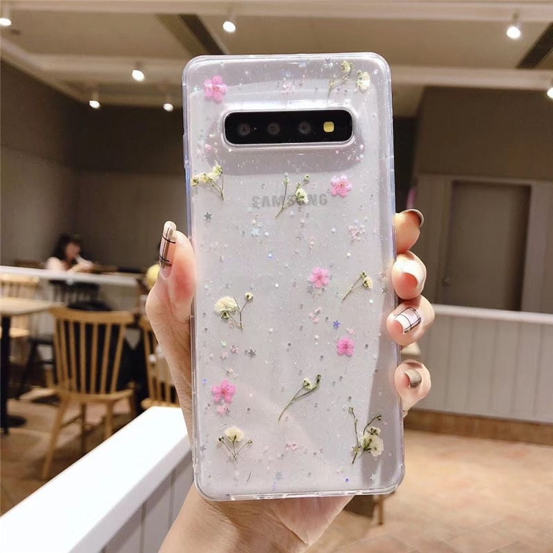Floral Epoxy Phone Case Design for Stylish Protection