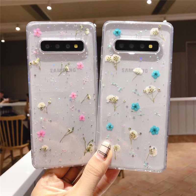 Floral Epoxy Phone Case Design for Stylish Protection