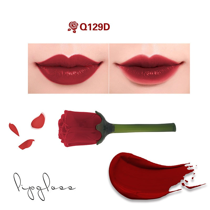 Moisturizing Non-Stick Lip Gloss - Roses Design