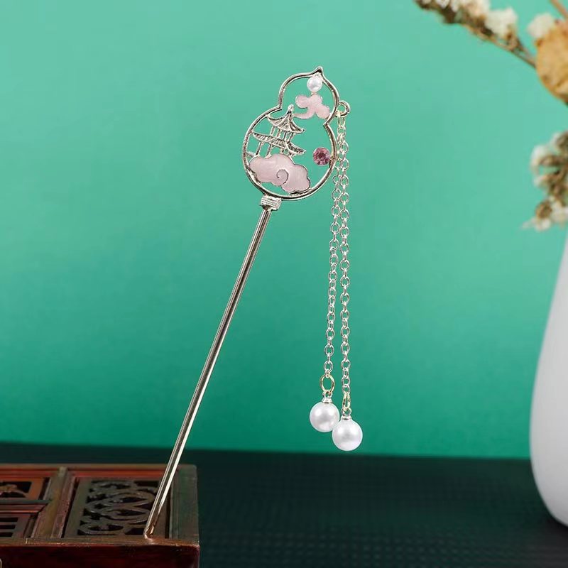 New Chinese Style Floral Hairpin for Everyday Use