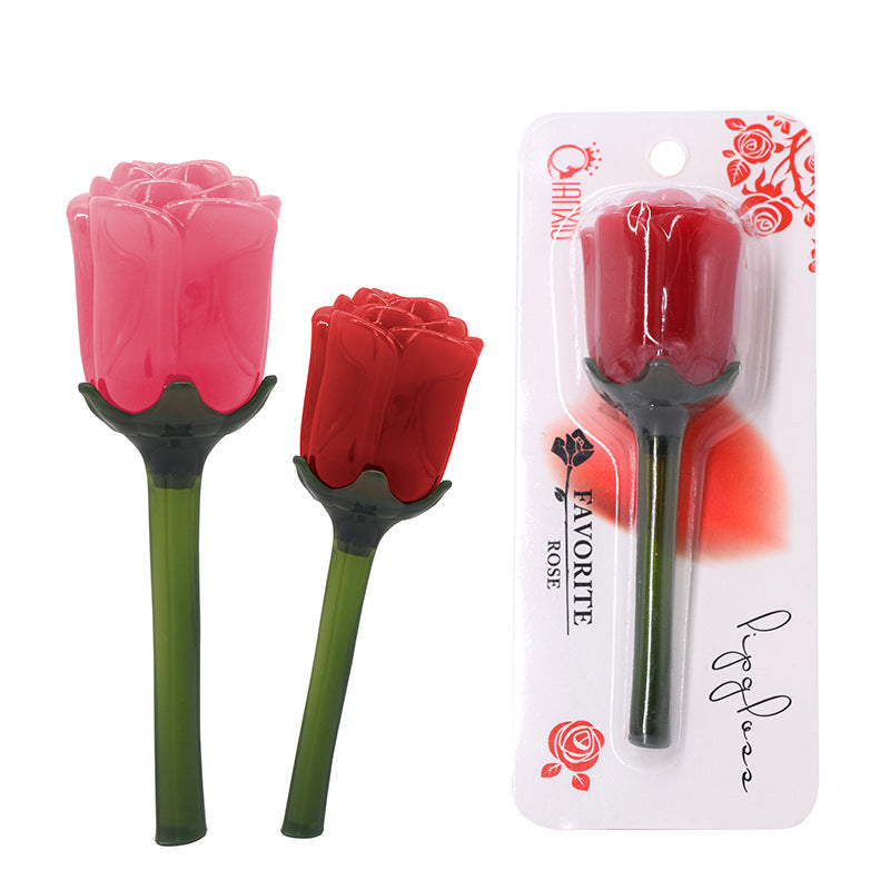 Moisturizing Non-Stick Lip Gloss - Roses Design
