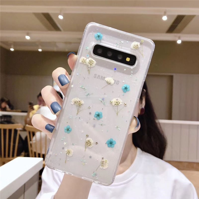 Floral Epoxy Phone Case Design for Stylish Protection