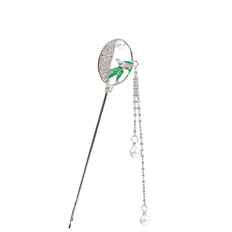 New Chinese Style Floral Hairpin for Everyday Use