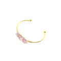 Handmade Braided Bracelets with Natural Gemstone Crystals