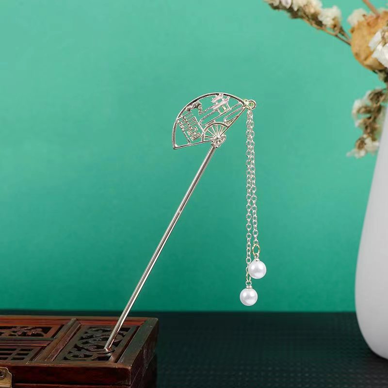 New Chinese Style Floral Hairpin for Everyday Use