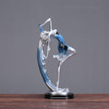 Modern Creative Dancing Girl Figurine for Home Decor