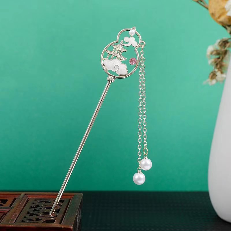 New Chinese Style Floral Hairpin for Everyday Use